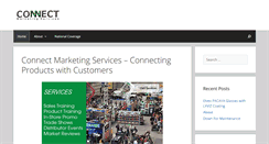 Desktop Screenshot of connectmarketingservices.com